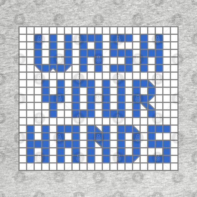 Science and health: Wash your hands (blue tile letters) by Ofeefee